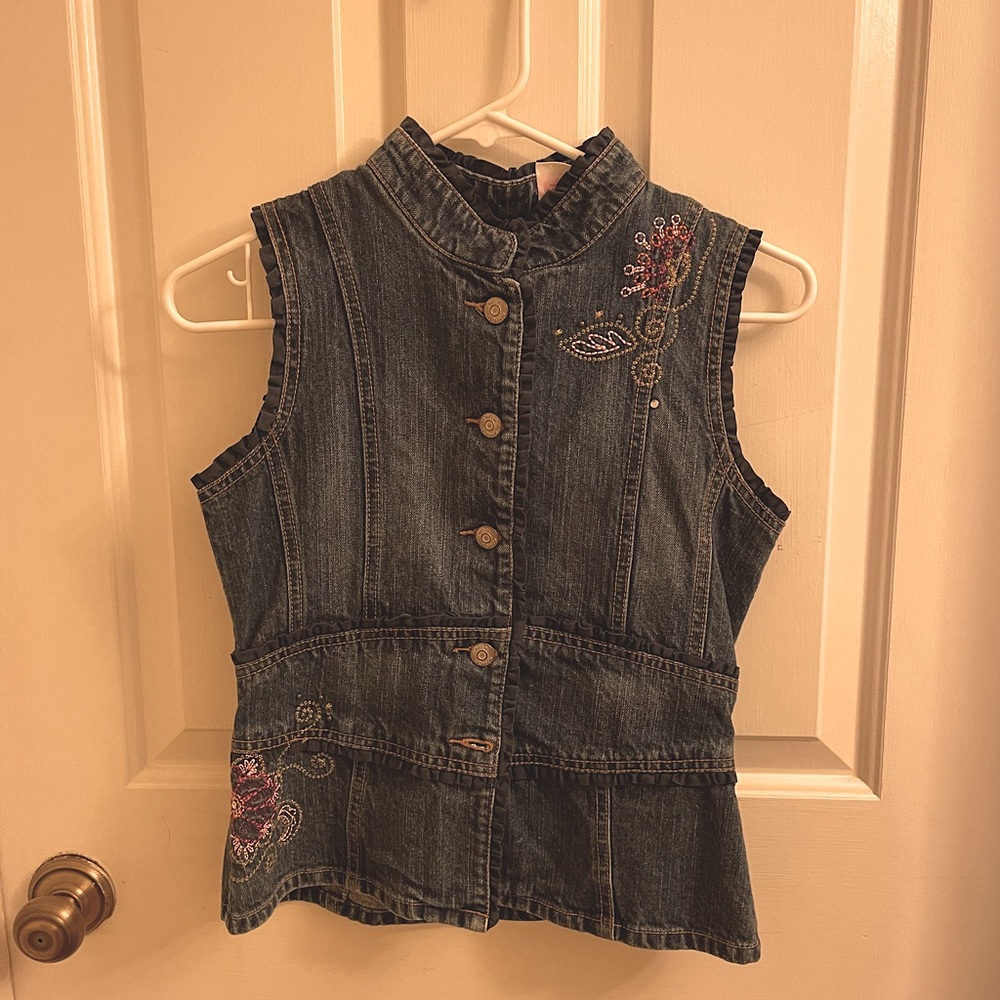That’s So Raven Disney Sleeveless Jean Jacket Girls; XL (14-16)